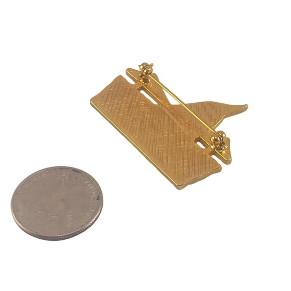 Knights Of Columbus 2002 Enamel Pin Sailboat & Bridge Design - Picture 6 of 6